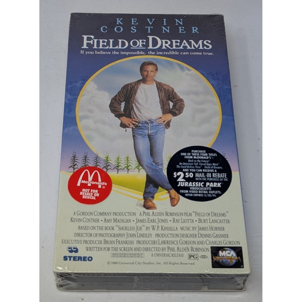Field of Dreams (VHS Sealed with Watermarks,‎ MCA Universal)